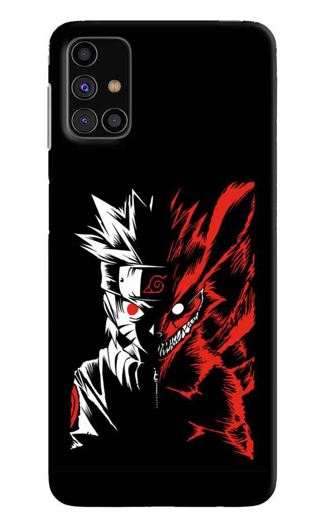 Naruto Two Face Samsung M31s Hard Case Back Cover by Casekaro