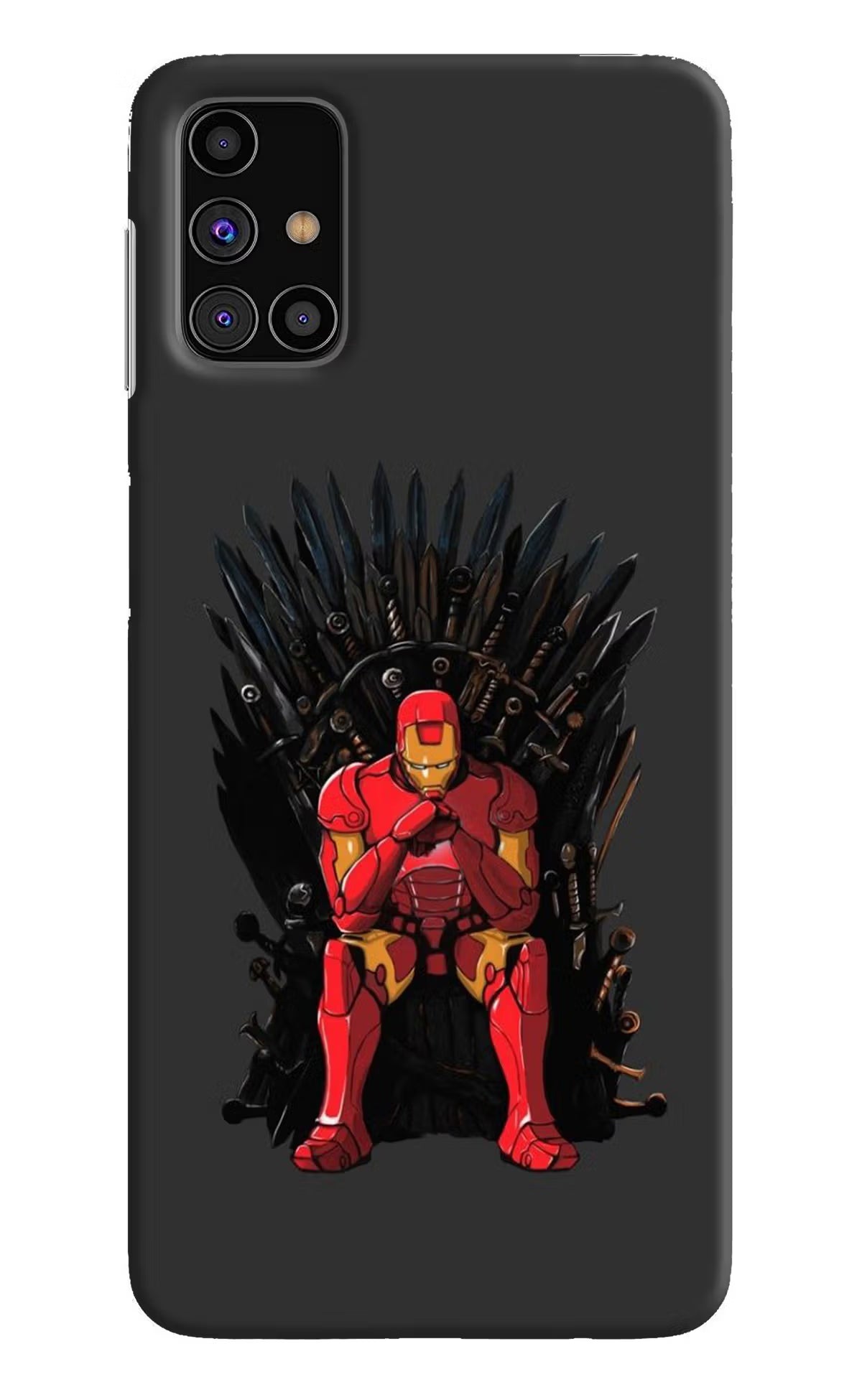 Ironman Throne Samsung M31s Hard Case Back Cover by Casekaro