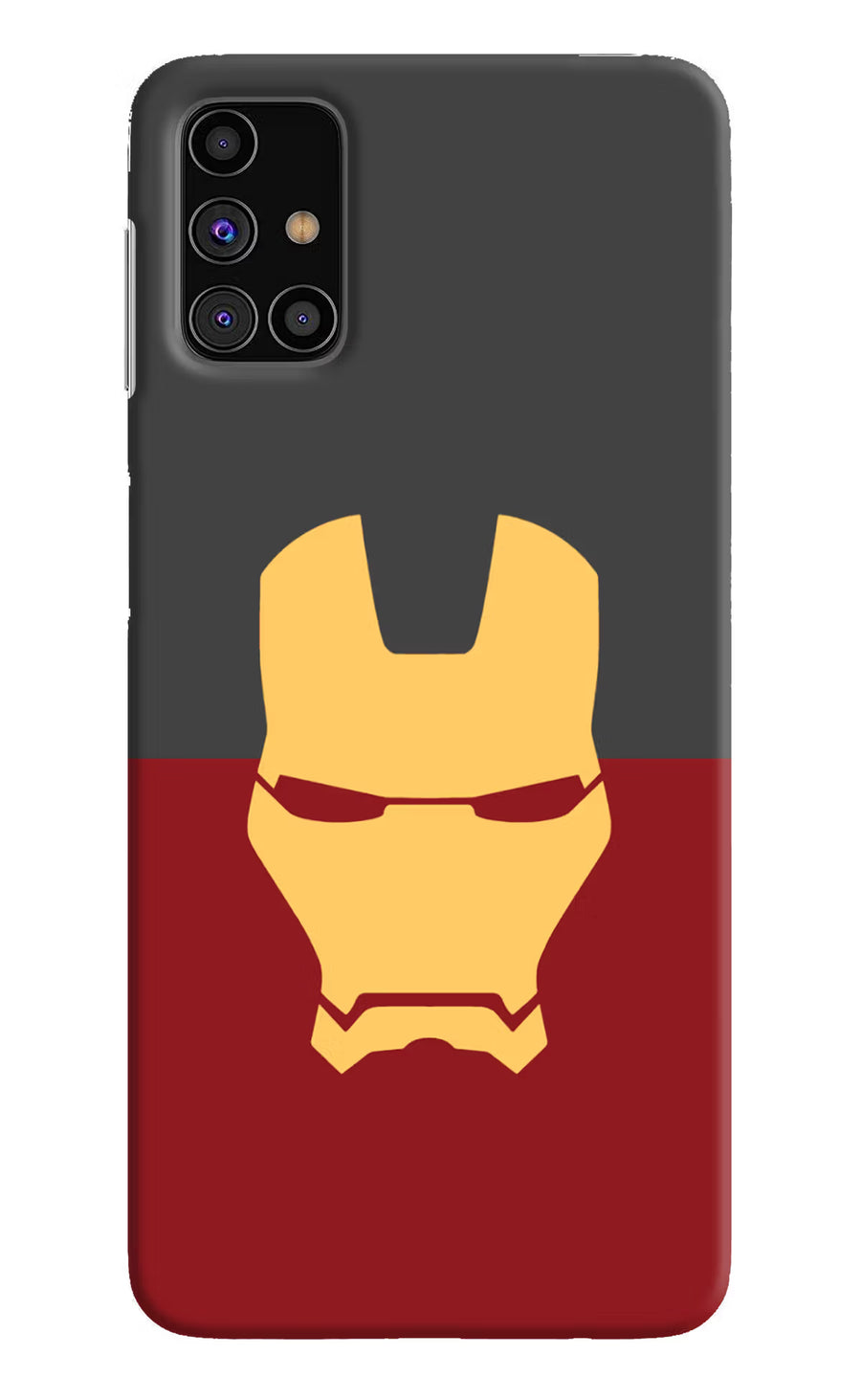 Ironman Samsung M31s Back Cover, Hard case