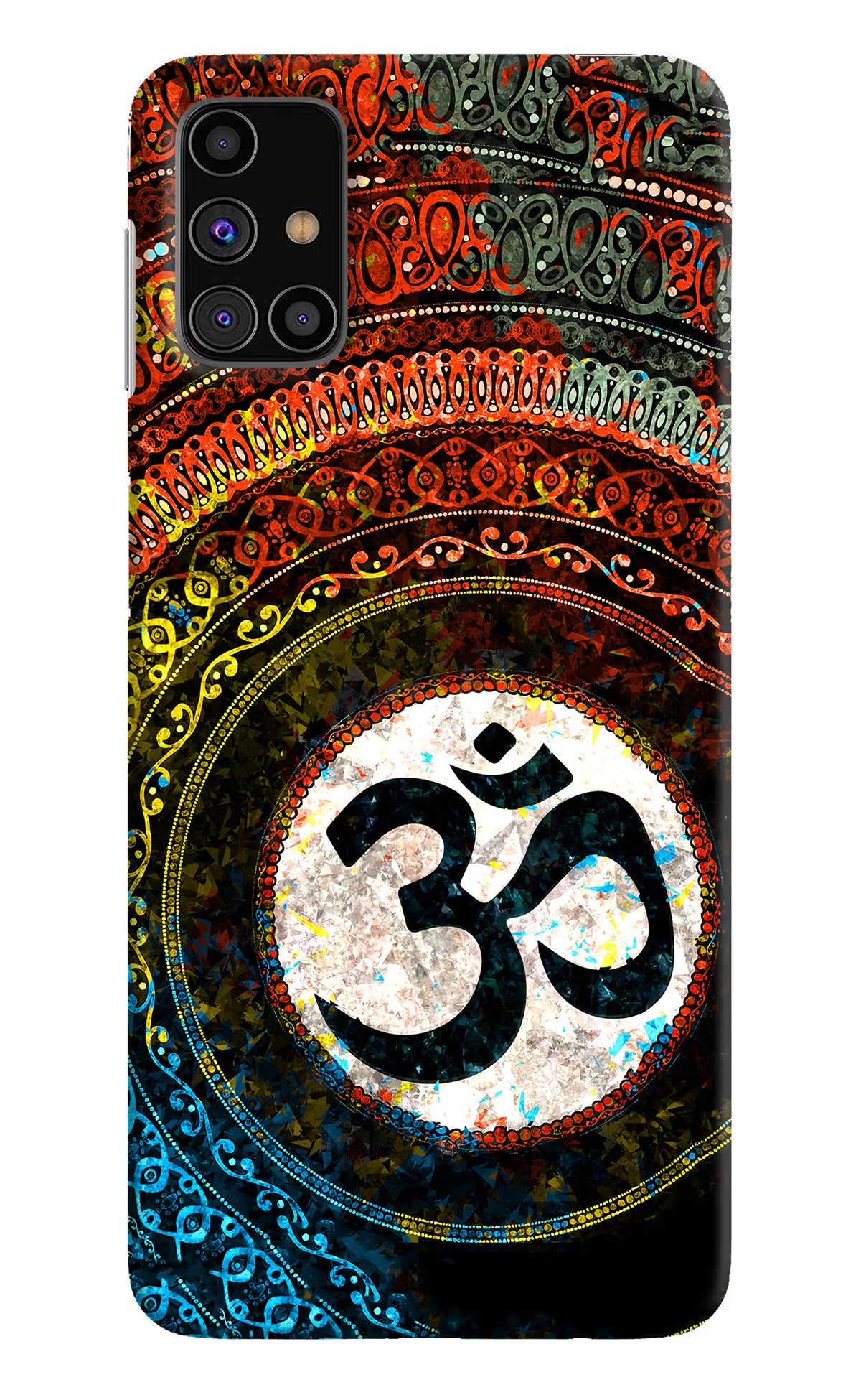 Om Cultural Samsung M31s Hard Case Back Cover by Casekaro