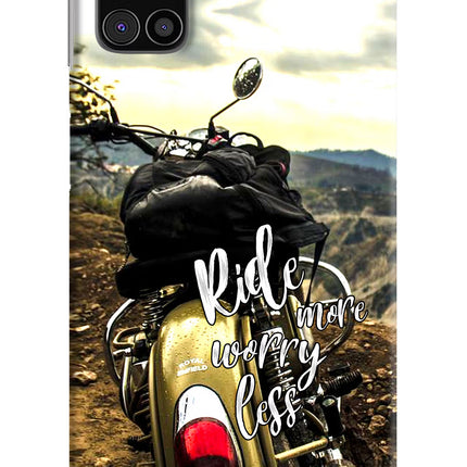 Ride More Worry Less Samsung M31s Hard Case Back Cover by Casekaro