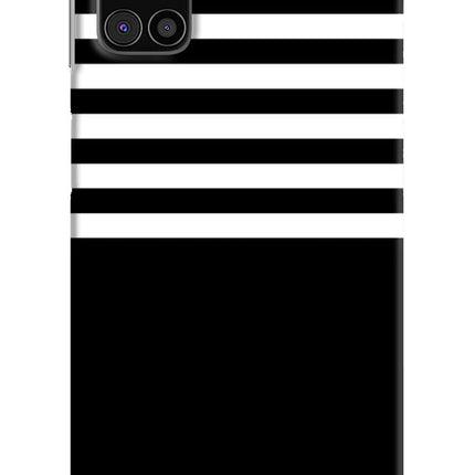 Black and White Print Samsung M31s Hard Case Back Cover by Casekaro