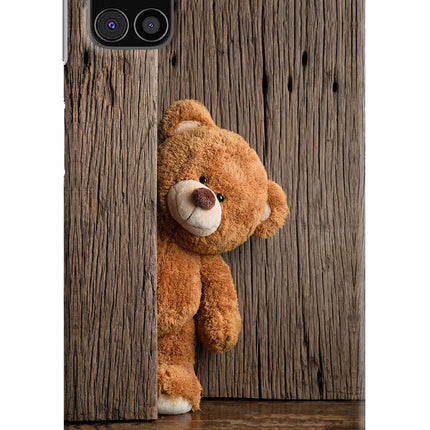 Teddy Wooden Samsung M31s Hard Case Back Cover by Casekaro