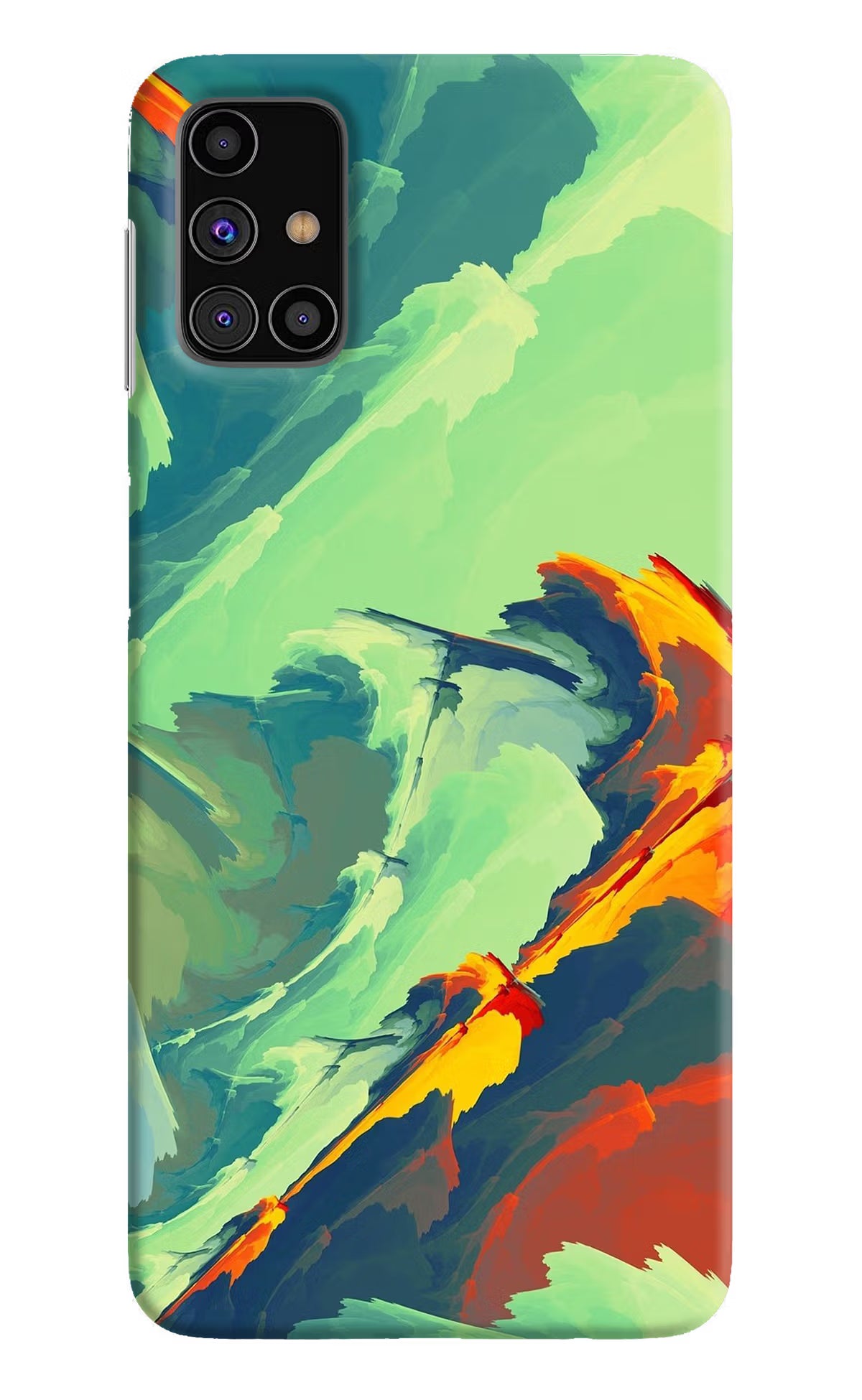 Paint Art Samsung M31s Hard Case Back Cover by Casekaro