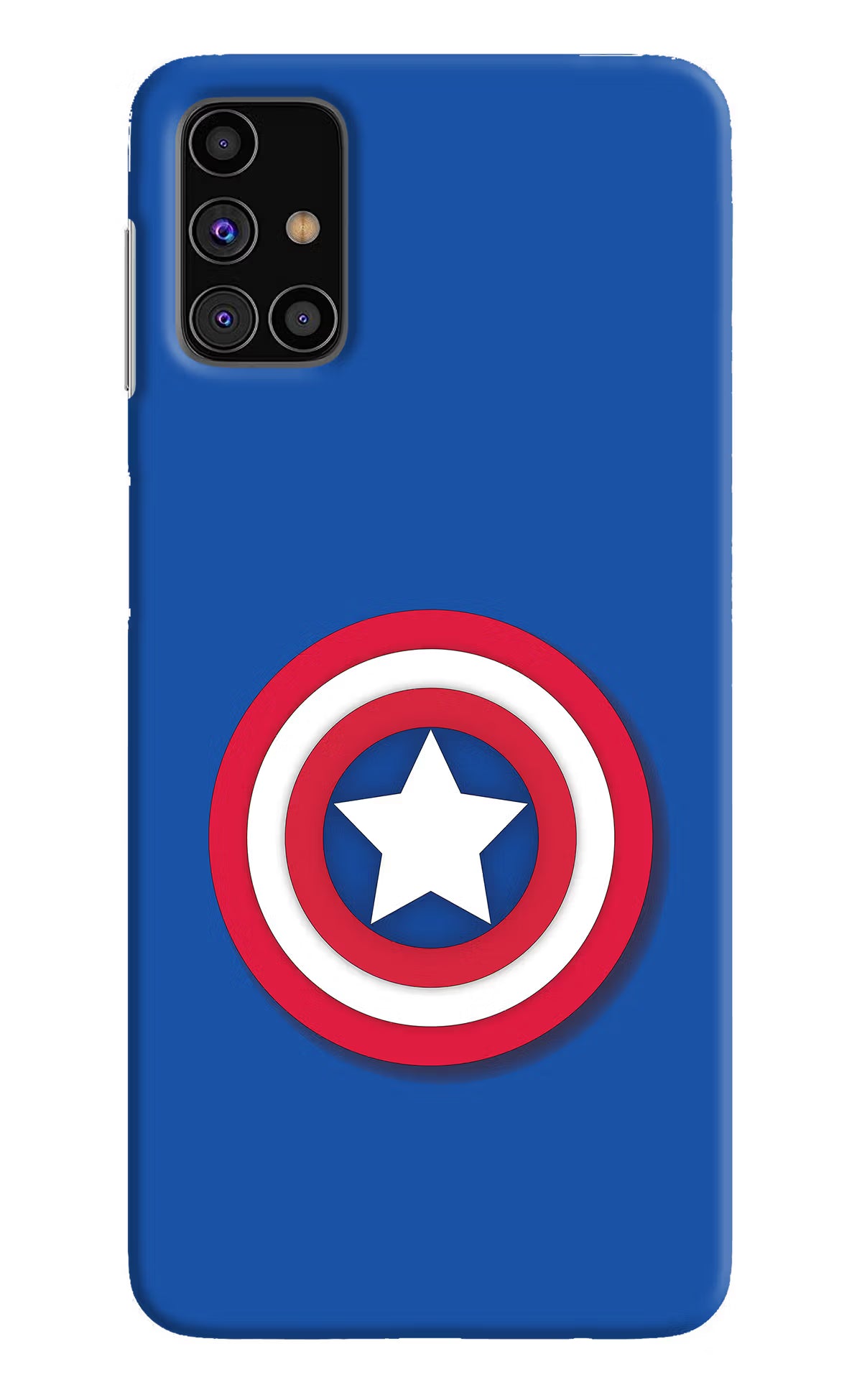 Shield Samsung M31s Hard Case Back Cover by Casekaro