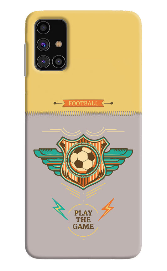Football Samsung M31s Hard Case Back Cover by Casekaro