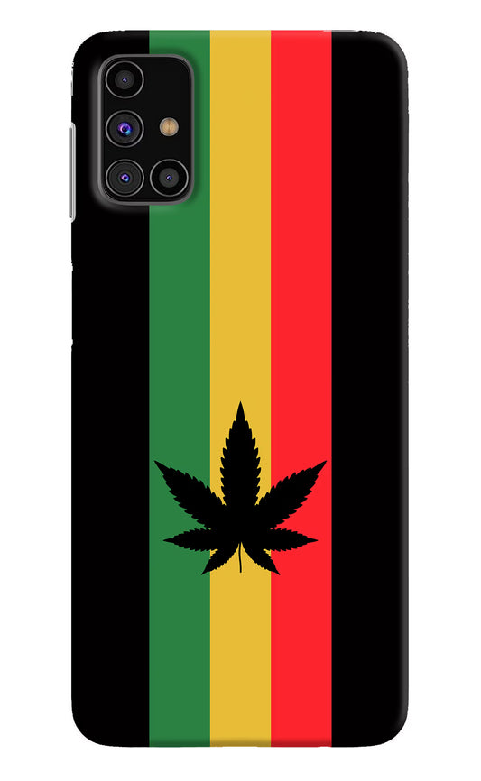 Weed Flag Samsung M31s Hard Case Back Cover by Casekaro