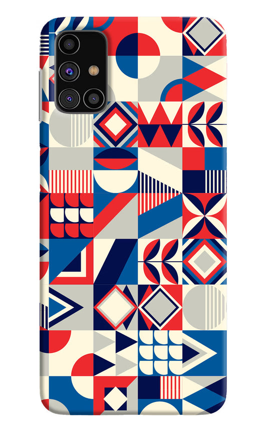 Colorful Pattern Samsung M31s Hard Case Back Cover by Casekaro