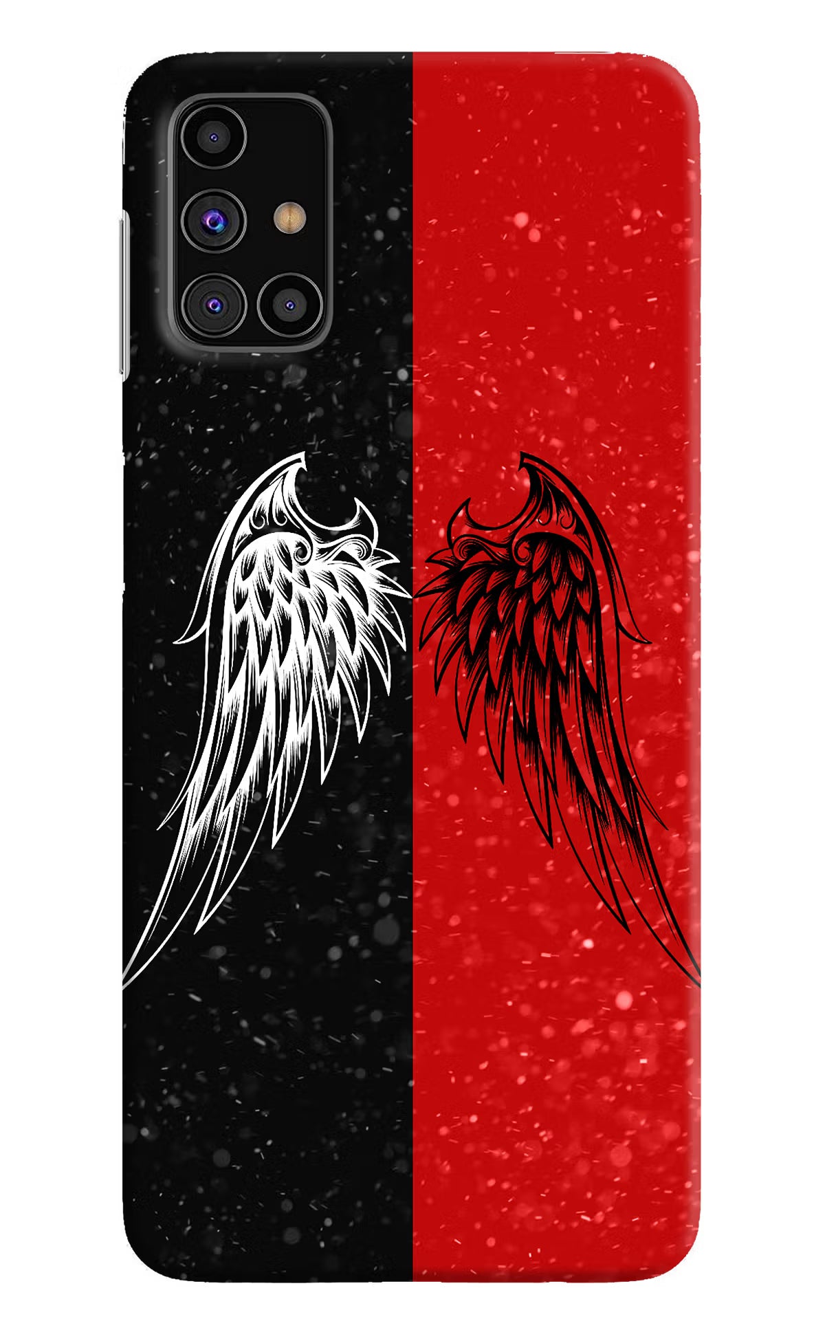 Wings Samsung M31s Hard Case Back Cover by Casekaro