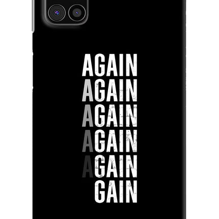 Again Again Gain Samsung M31s Hard Case Back Cover by Casekaro
