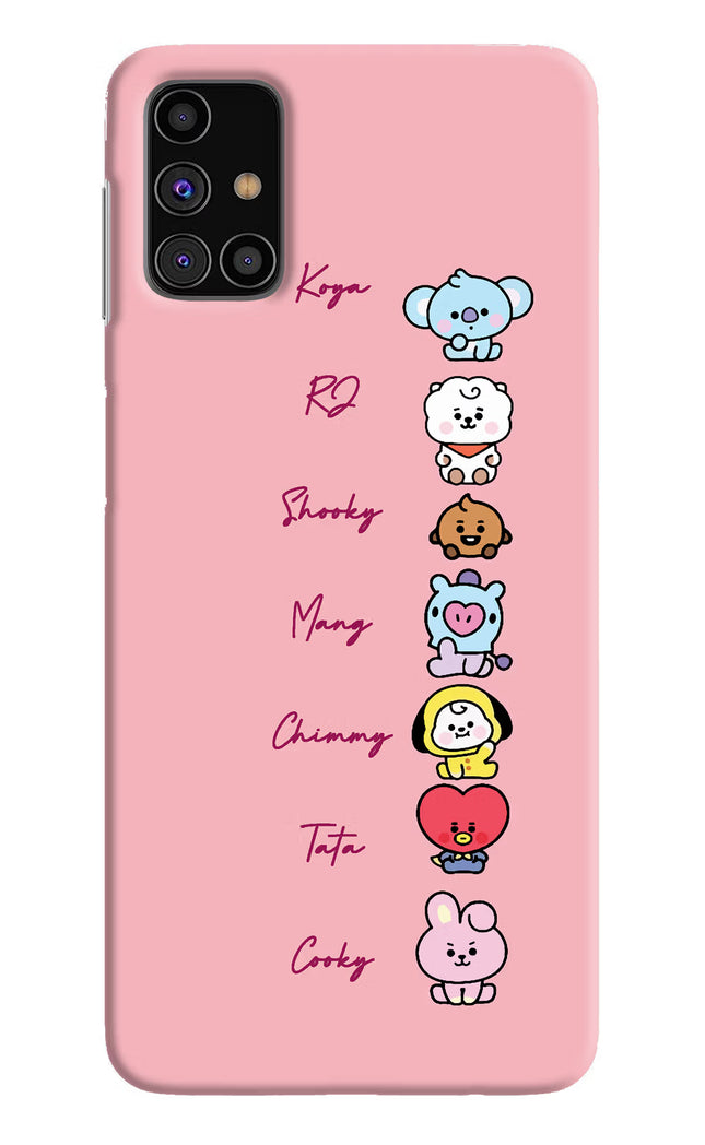 BTS names Samsung M31s Hard Case Back Cover by Casekaro