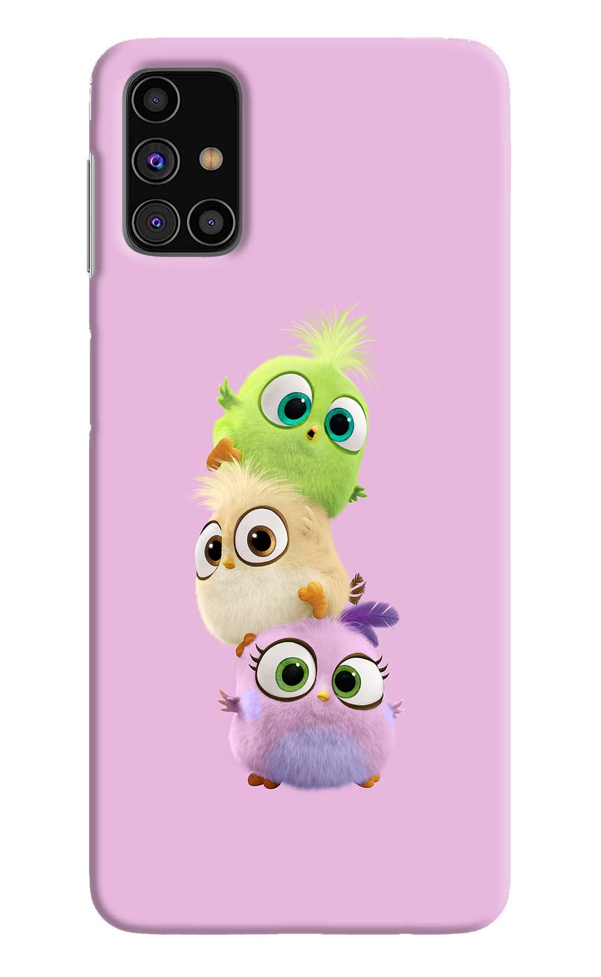 Cute Little Birds Samsung M31s Hard Case Back Cover by Casekaro