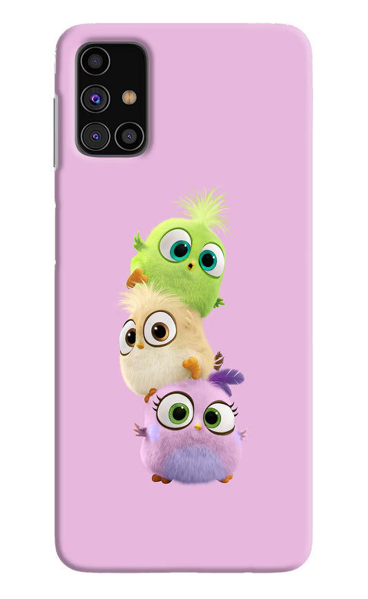 Cute Little Birds Samsung M31s Hard Case Back Cover by Casekaro