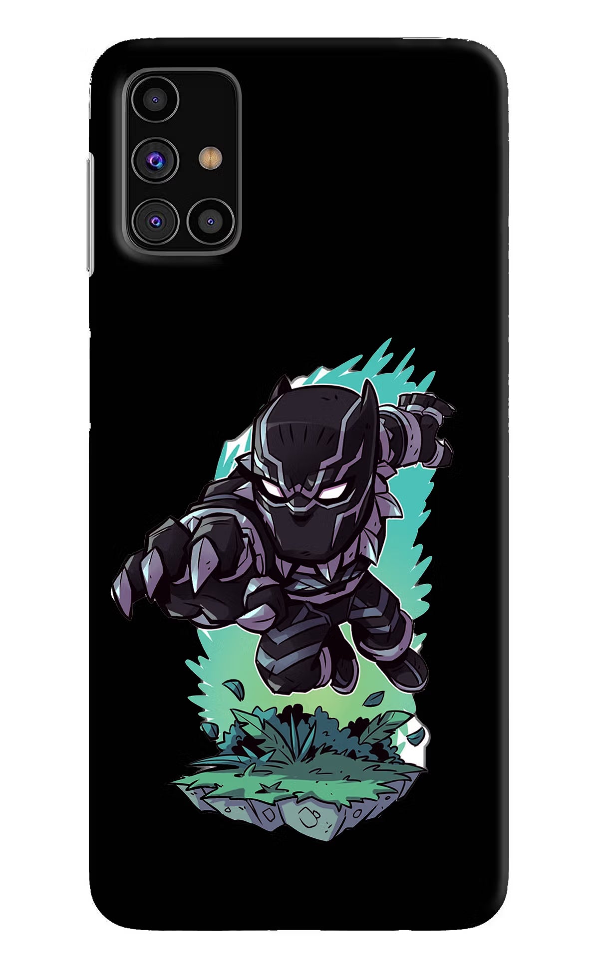 Black Panther Samsung M31s Hard Case Back Cover by Casekaro