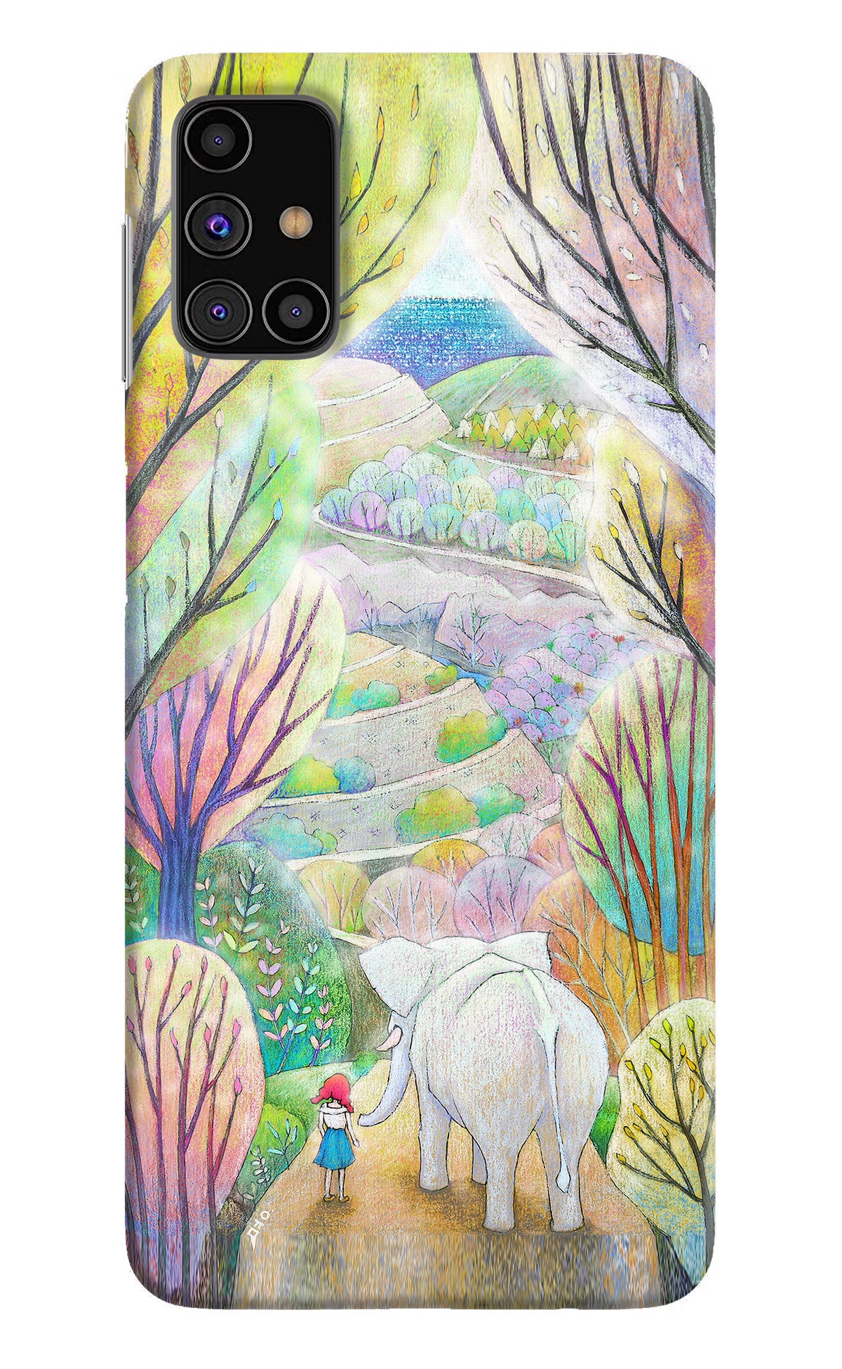 Nature Painting Samsung M31s Hard Case Back Cover by Casekaro
