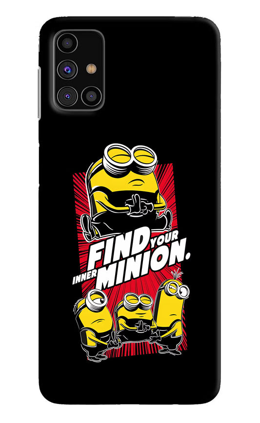 Find your inner Minion Samsung M31s Hard Case Back Cover by Casekaro