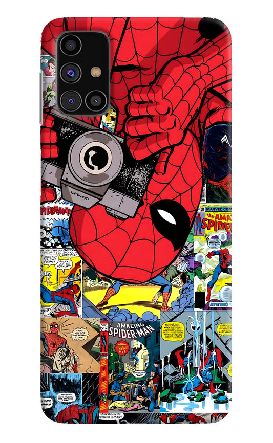 Spider Man Samsung M31s Hard Case Back Cover by Casekaro