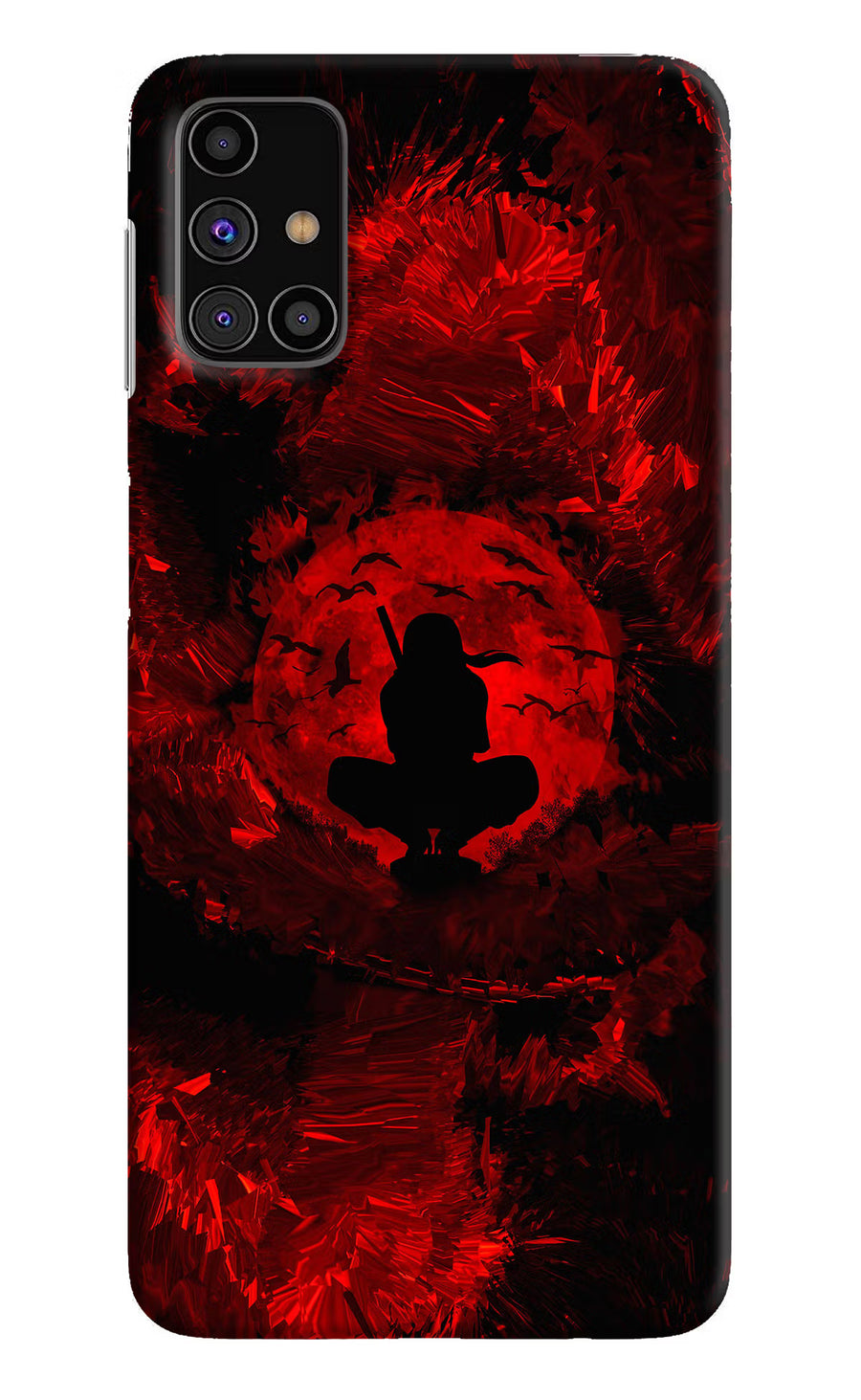 Itachi Uchiha Samsung M31s Back Cover, Hard case