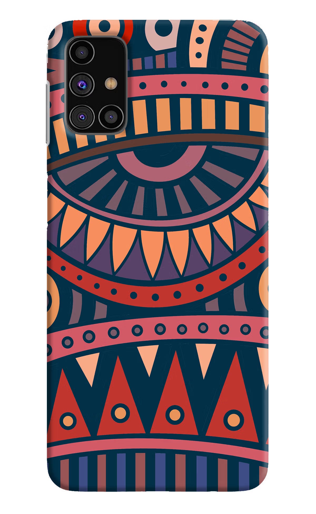 African Culture Design Samsung M31s Hard Case Back Cover by Casekaro