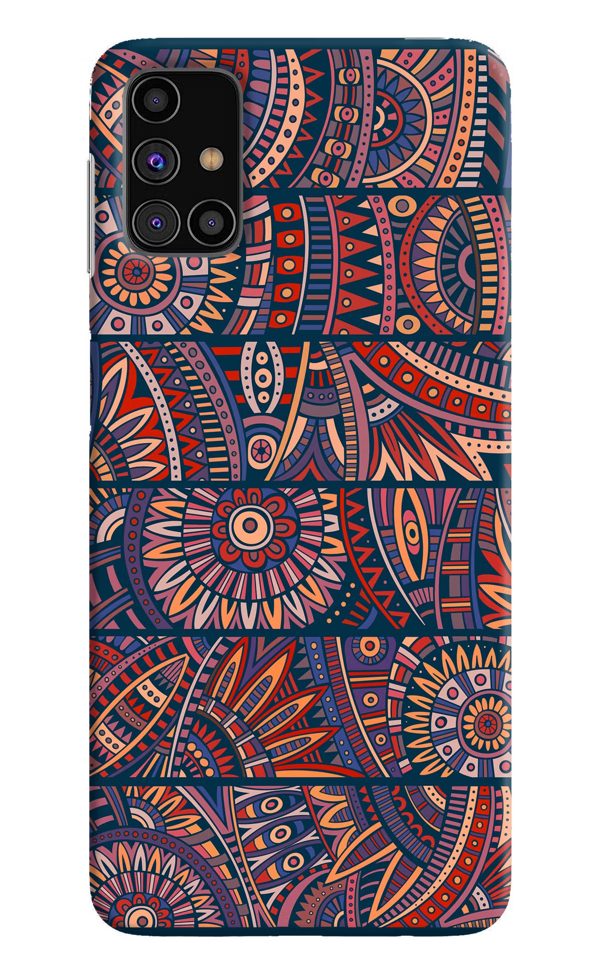 African Culture Design Samsung M31s Hard Case Back Cover by Casekaro