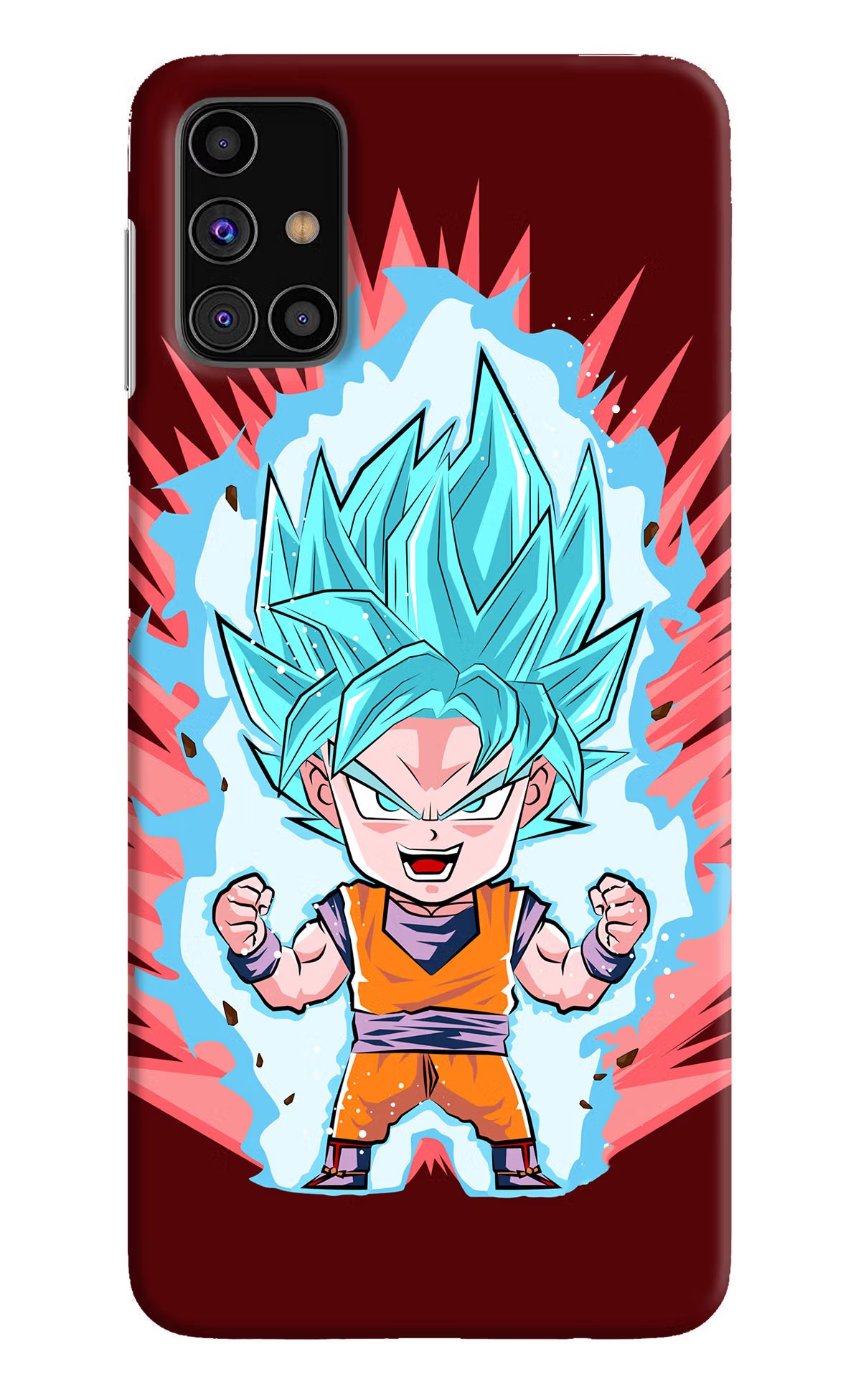 Goku Little Samsung M31s Hard Case Back Cover by Casekaro