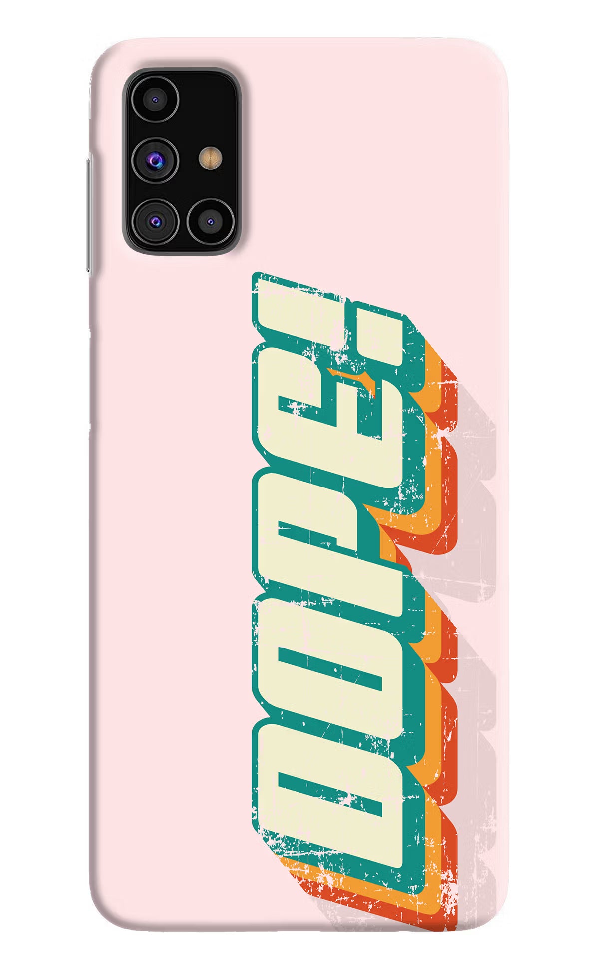 Dope Samsung M31s Hard Case Back Cover by Casekaro