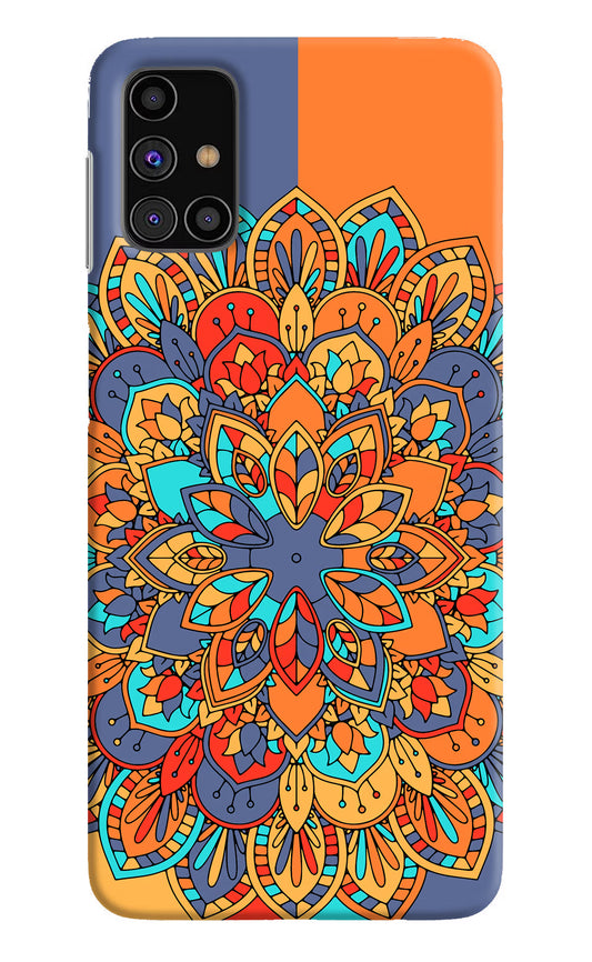 Color Mandala Samsung M31s Hard Case Back Cover by Casekaro