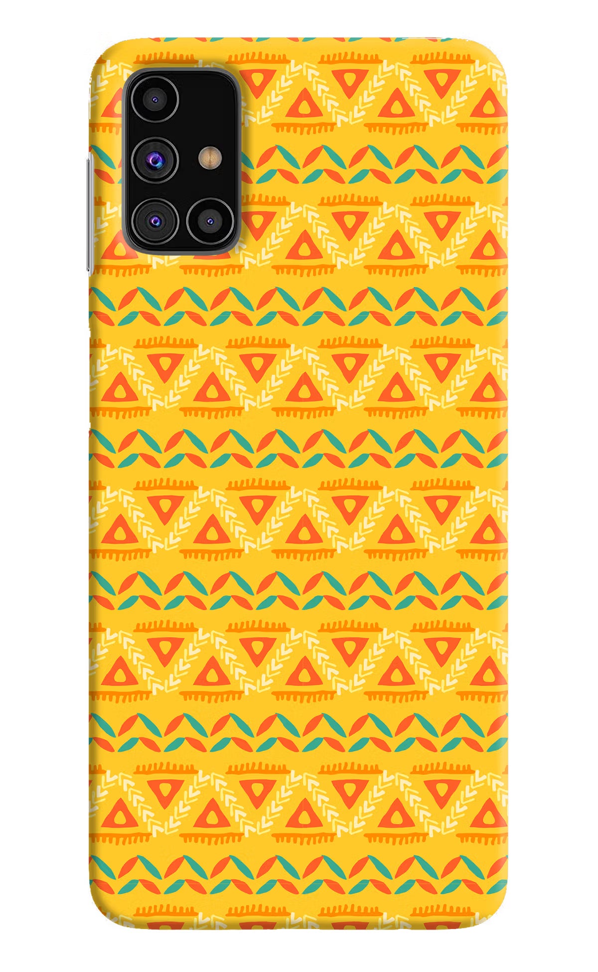 Tribal Pattern Samsung M31s Hard Case Back Cover by Casekaro
