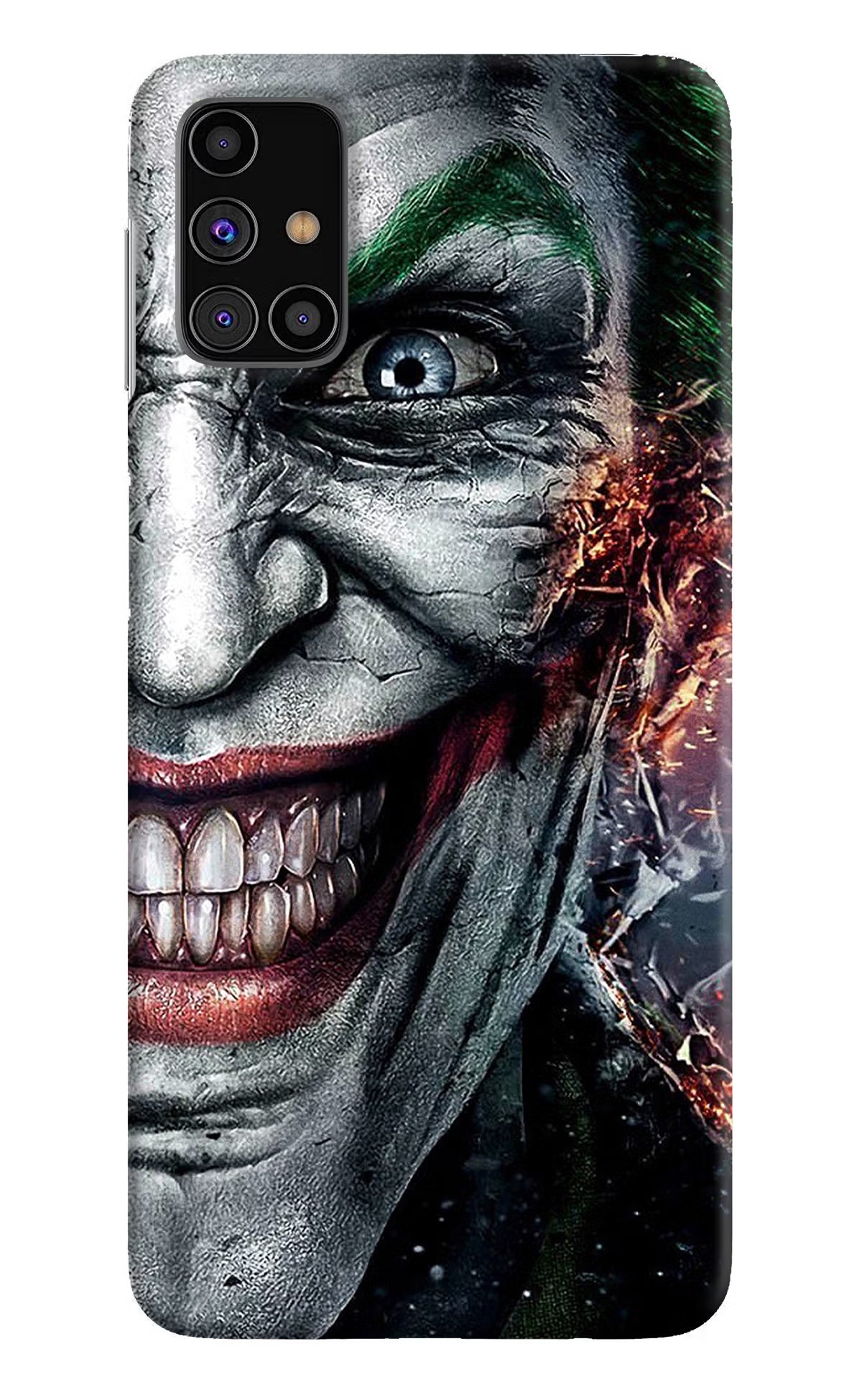 Joker Cam Samsung M31s Hard Case Back Cover by Casekaro