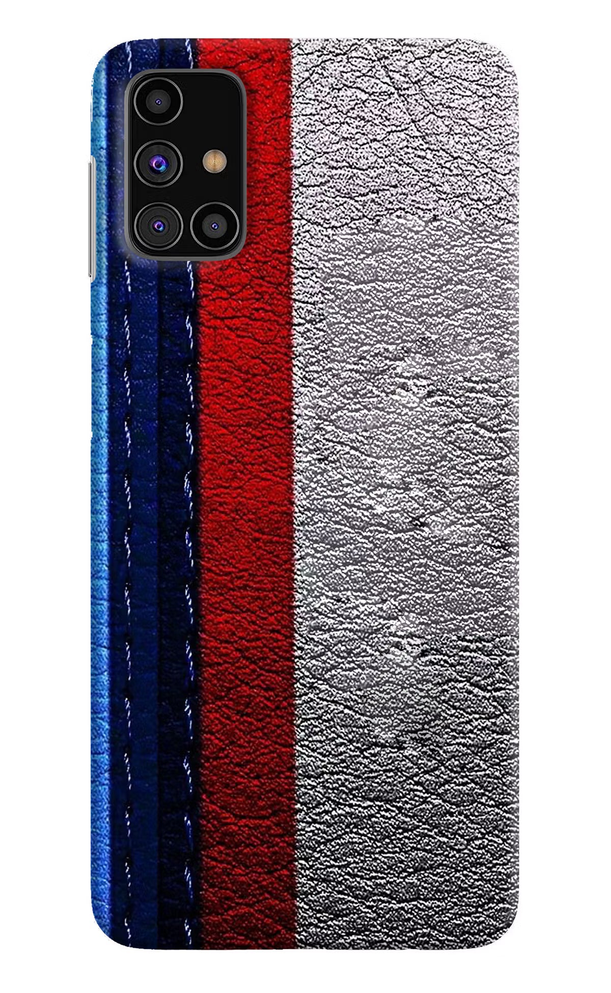 BMW Stripes Samsung M31s Hard Case Back Cover by Casekaro
