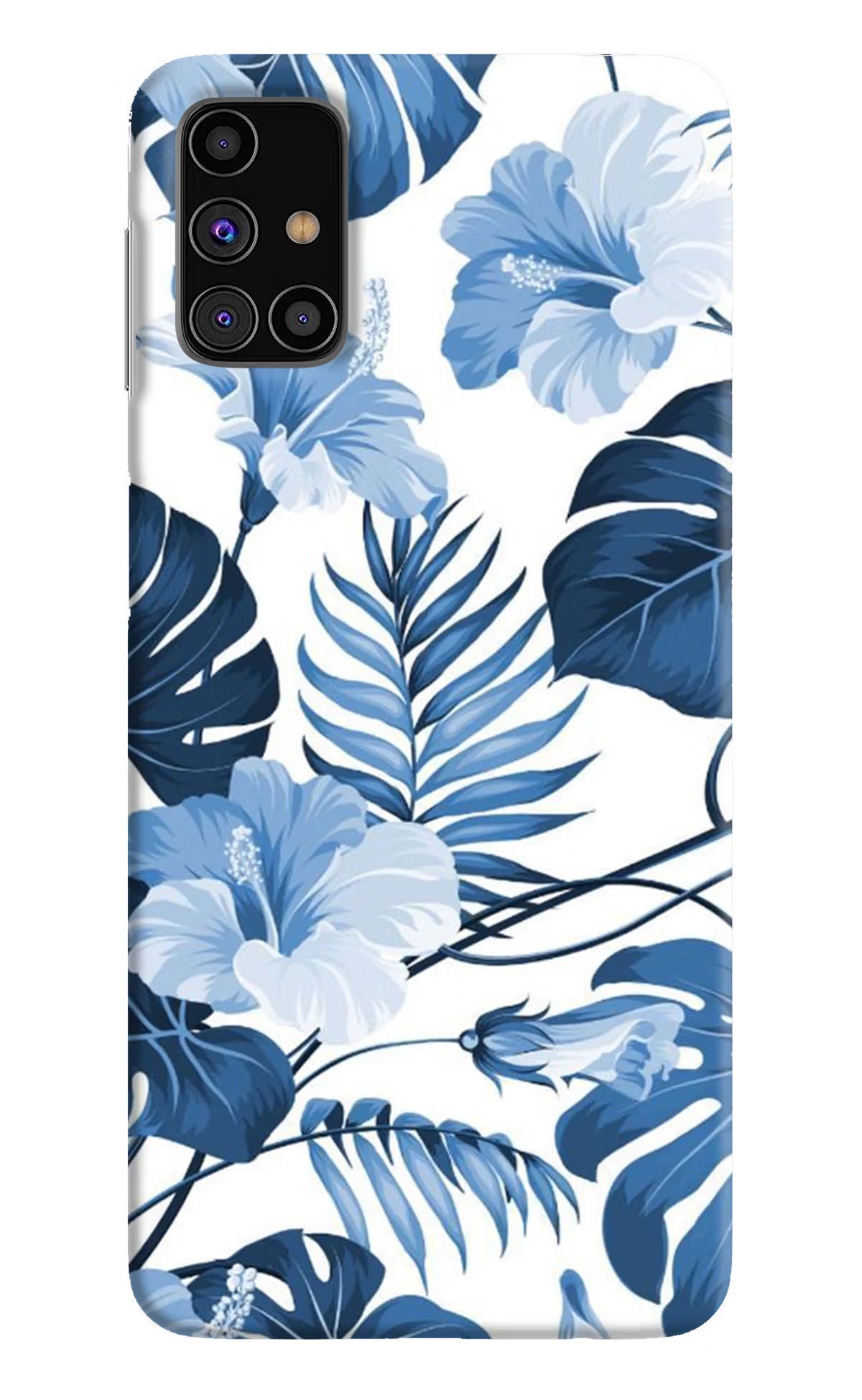 Fabric Art Samsung M31s Hard Case Back Cover by Casekaro