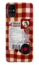 Queen of Disaster Samsung M31s Hard Case Back Cover by Casekaro