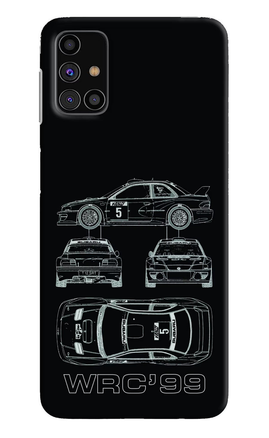 WRC'99 Samsung M31s Back Cover, Hard case