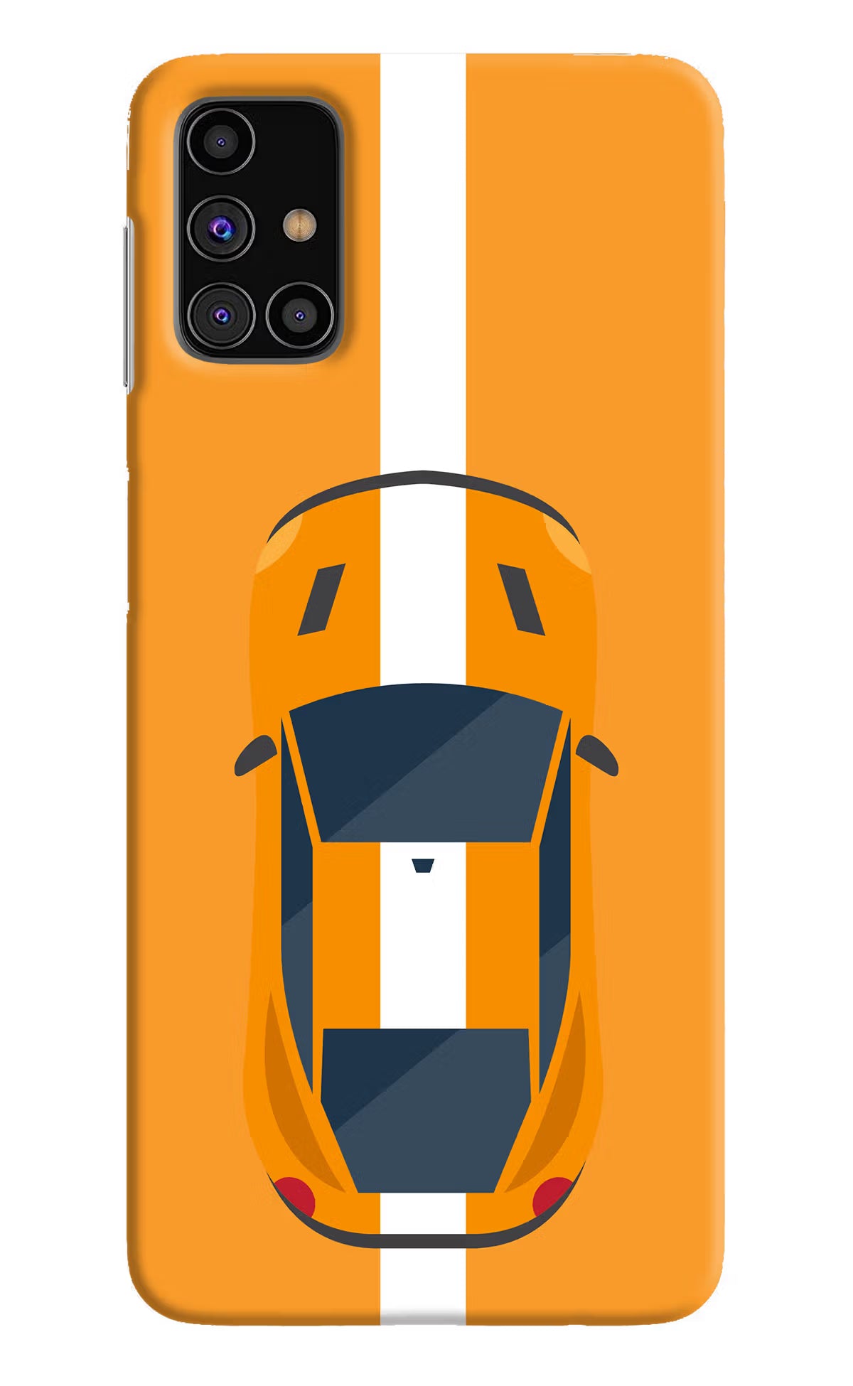 Highway Pursuit Samsung M31s Hard Case Back Cover by Casekaro