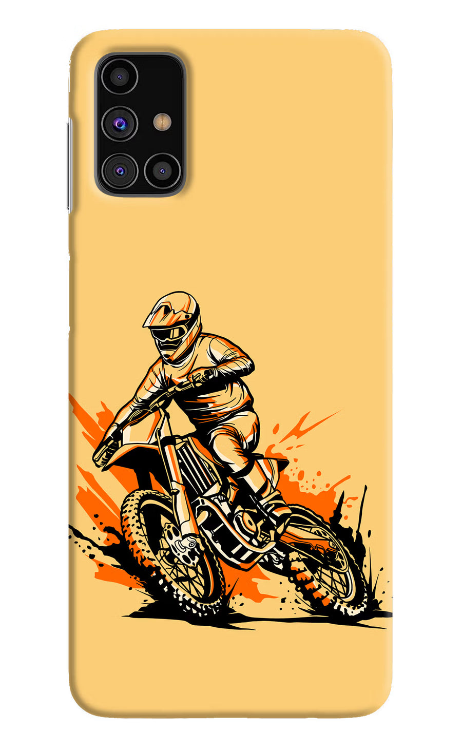 Off-Road Fury Samsung M31s Back Cover, Hard case