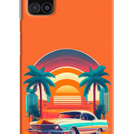 Palm Drive 80s Samsung M31s Hard Case Back Cover by Casekaro