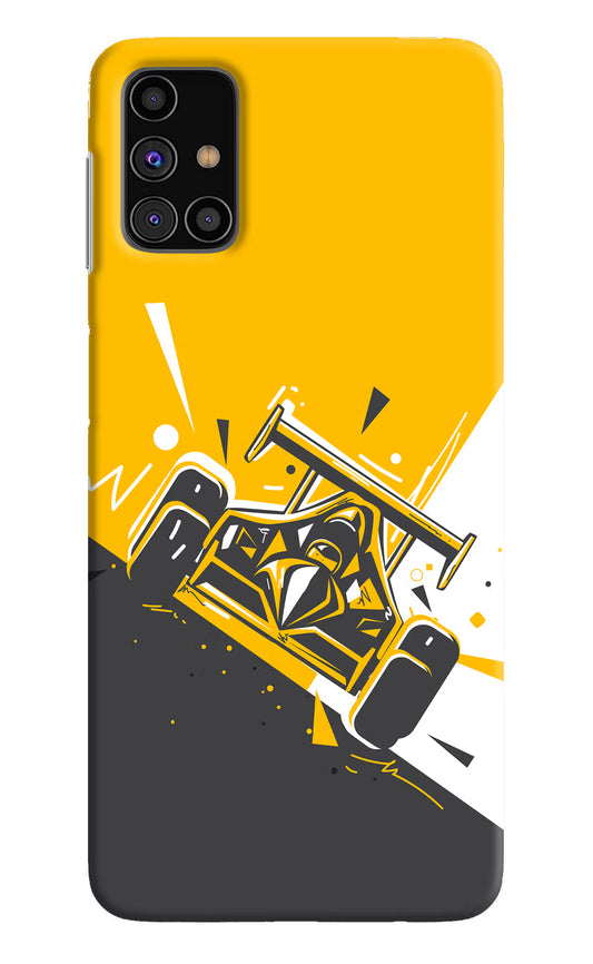 Track King Samsung M31s Hard Case Back Cover by Casekaro