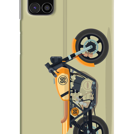 Vertical Speedster Samsung M31s Hard Case Back Cover by Casekaro