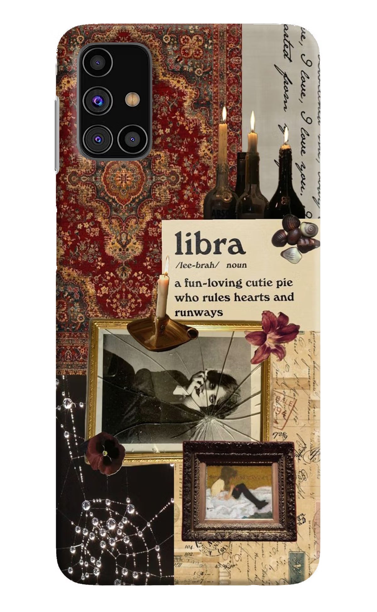 Libra Zodiac Samsung M31s Hard Case Back Cover by Casekaro