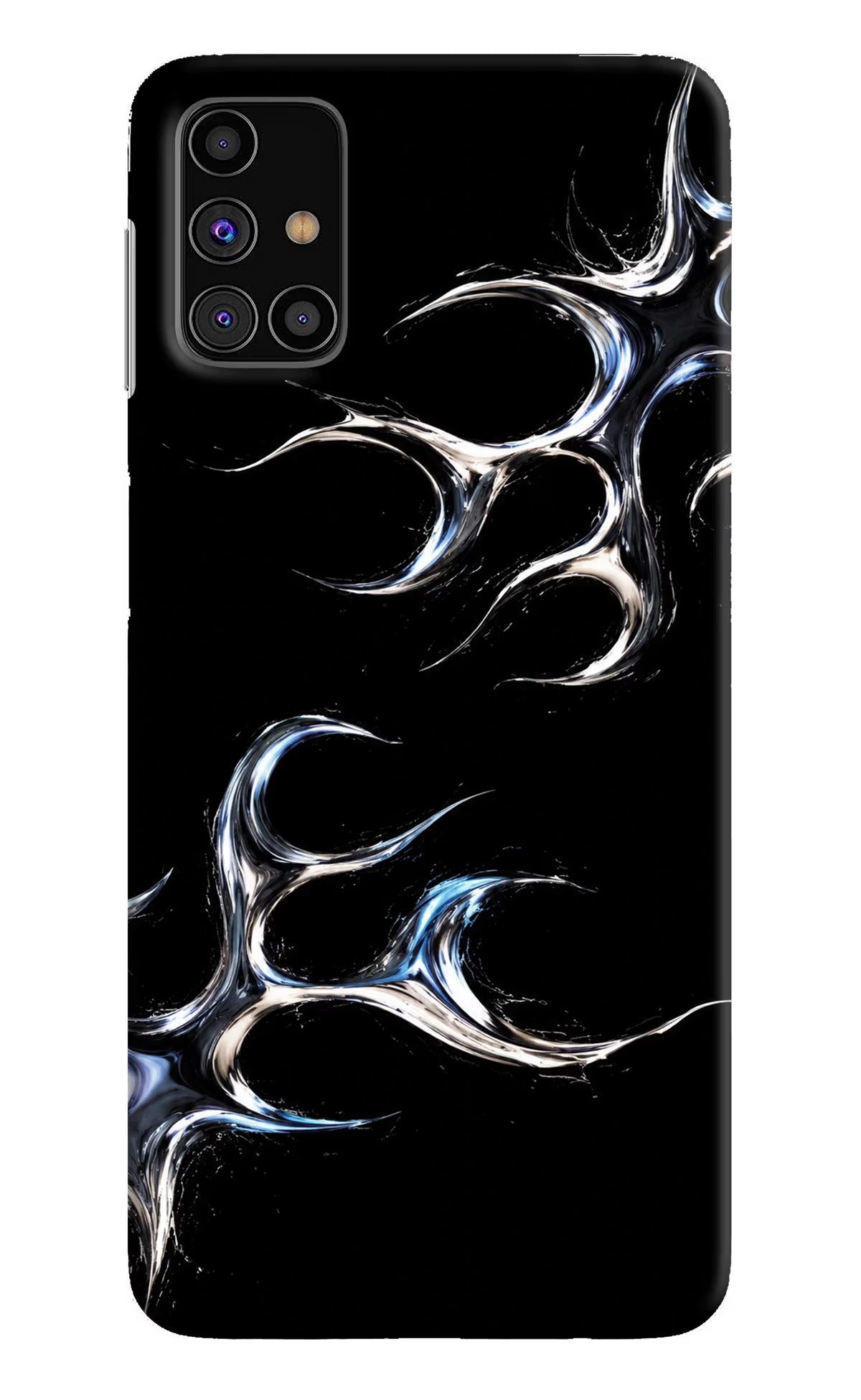 Chrome Tribal Samsung M31s Hard Case Back Cover by Casekaro