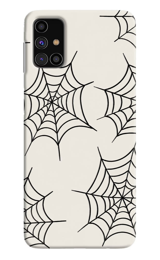Spider Web Samsung M31s Hard Case Back Cover by Casekaro