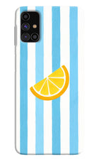 Summer Lemon Samsung M31s Hard Case Back Cover by Casekaro
