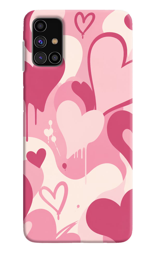 Hearty case Samsung M31s Hard Case Back Cover by Casekaro