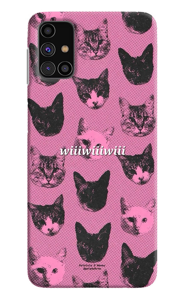 Pink Cats Samsung M31s Hard Case Back Cover by Casekaro
