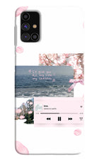 Wave to earth Samsung M31s Hard Case Back Cover by Casekaro