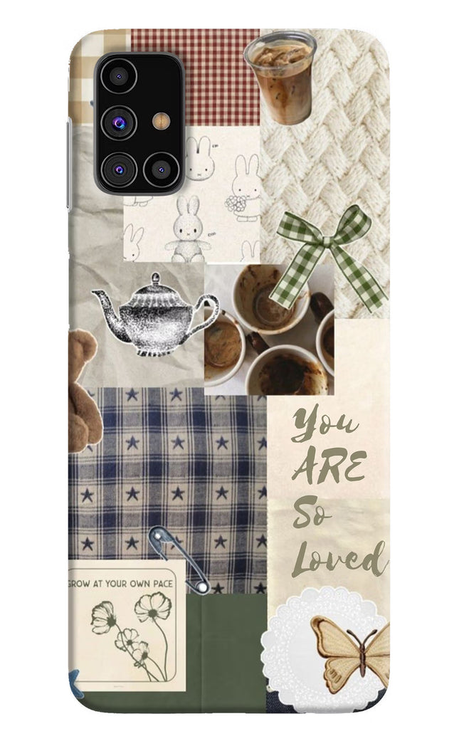 Cookie Samsung M31s Hard Case Back Cover by Casekaro