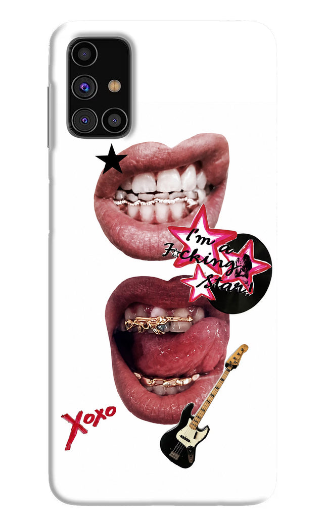Rockstar Samsung M31s Hard Case Back Cover by Casekaro