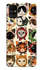 Cool Cat Samsung M31s Hard Case Back Cover by Casekaro