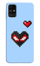 Peter Heart Samsung M31s Hard Case Back Cover by Casekaro
