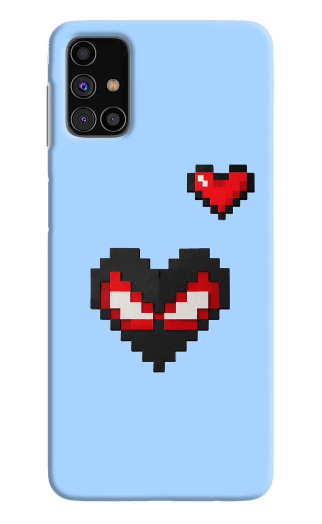 Peter Heart Samsung M31s Hard Case Back Cover by Casekaro